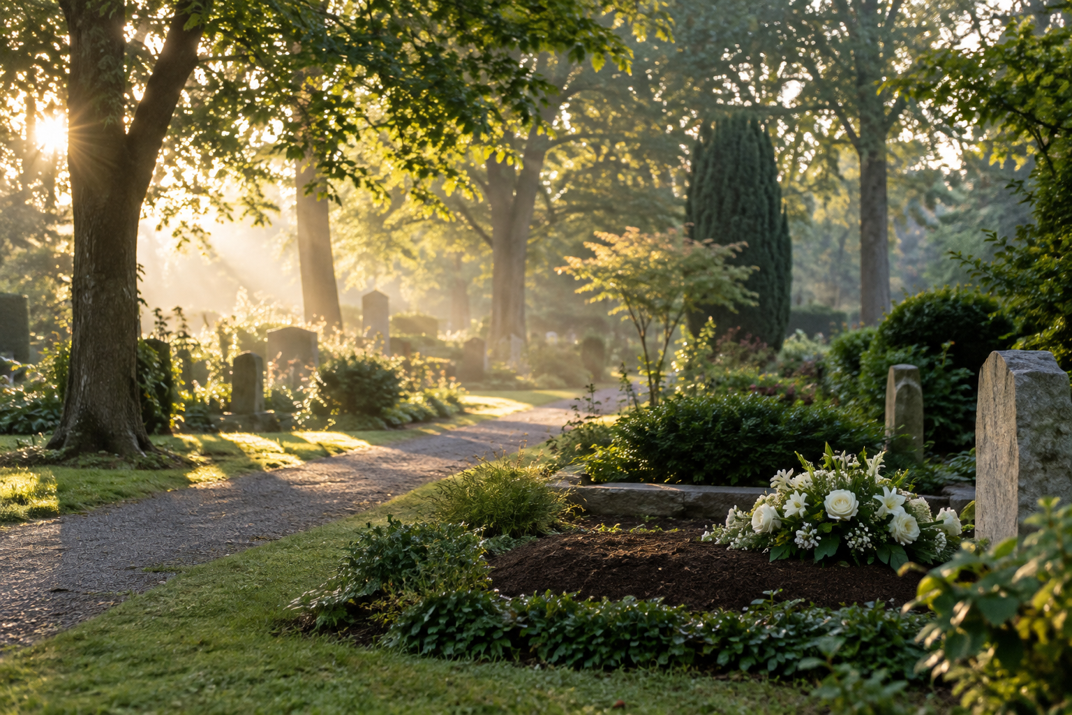 Respectful preparation for a funeral